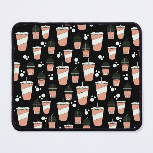 Item preview, Beverage and Tea Drink Pattern in Peach designed and sold by Artistestella.