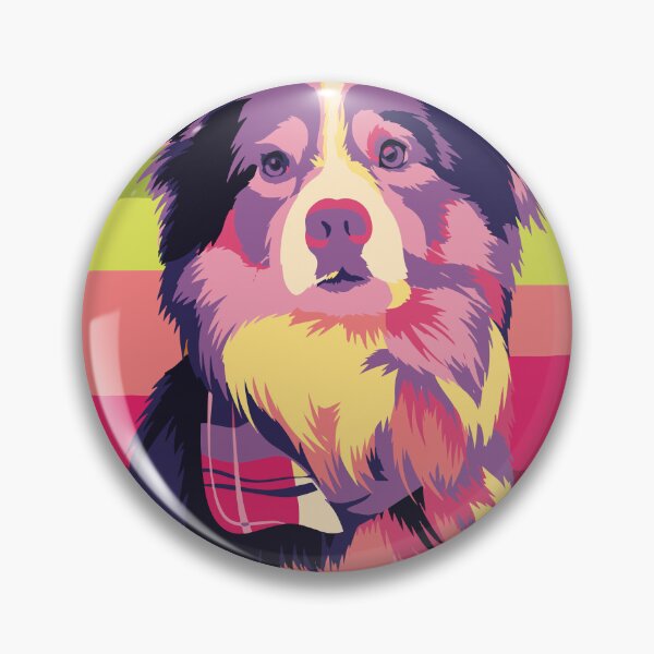Item preview, cute colorfull dog designed and sold by Enthok.