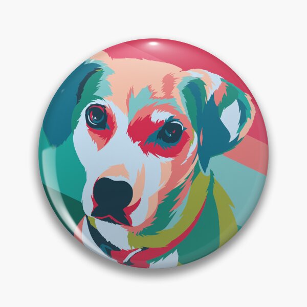 Item preview, cute colorfull dog designed and sold by Enthok.