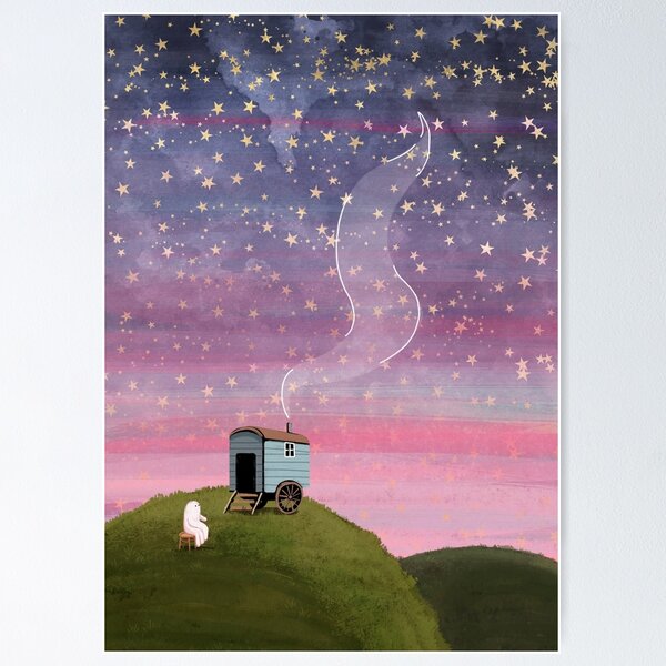 Item preview, Red Sky (No Sheep) designed and sold by katherineblower.