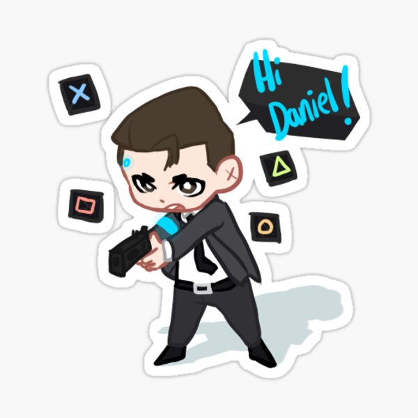 PRINT: Connor Neon 2 From Detroit Become Human Fan Art 