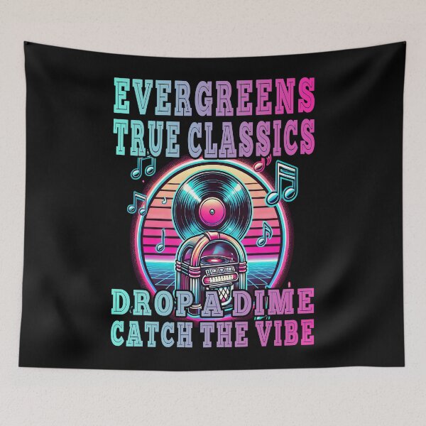 Item preview, EVERGREENS TRUE CLASSICS DROP A DIME CATCH THE VIBE retro jukebox classic tunes from vinyl  designed and sold by Jt41.