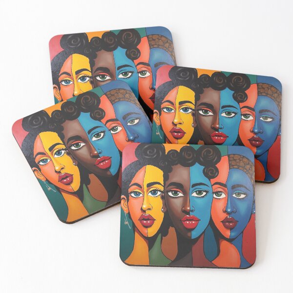 Item preview, three distinct faces designed and sold by SpaceArteSou.
