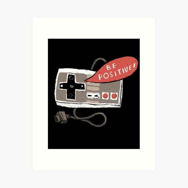 Item preview, be positive d-pad designed and sold by louros.