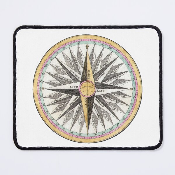 Item preview, Vintage Compass designed and sold by Angry Swan Designs.