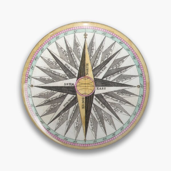 Item preview, Vintage Compass designed and sold by Angry Swan Designs.