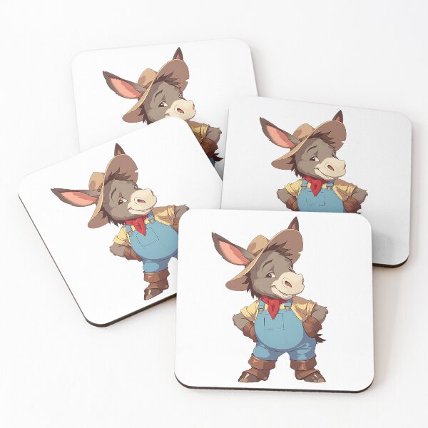 Item preview, Cute Farm Donkey designed and sold by bapupa.