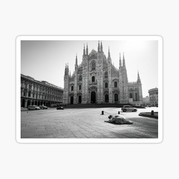 Item preview, Surreal Encounter: A Seal in Milan’s Piazza Duomo designed and sold by PixelInkAI.