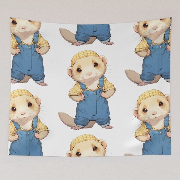 Item preview, Cute Farm Ferret designed and sold by bapupa.
