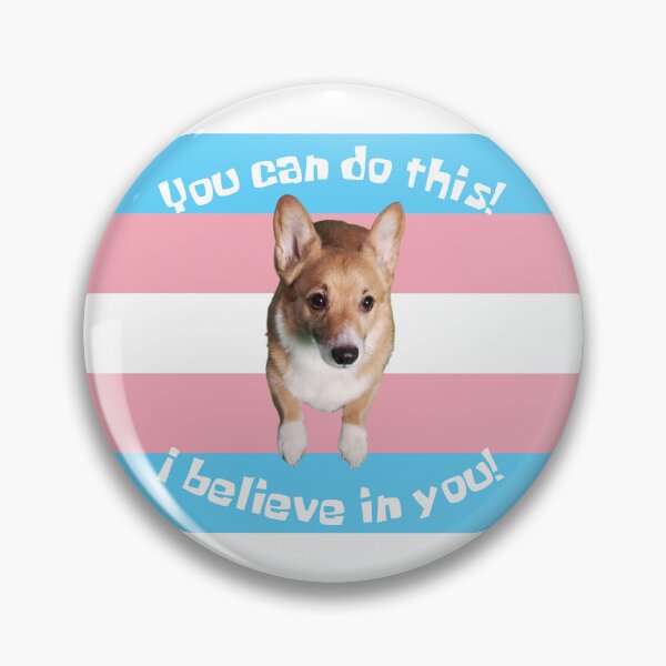 Artikel-Vorschau von Du schaffst das! (Trans-Stolz), designt und verkauft von Queer-Corgi.