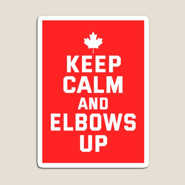 Item preview, Elbows Up Keep Calm - Proud Canadian designed and sold by HappyArts90.