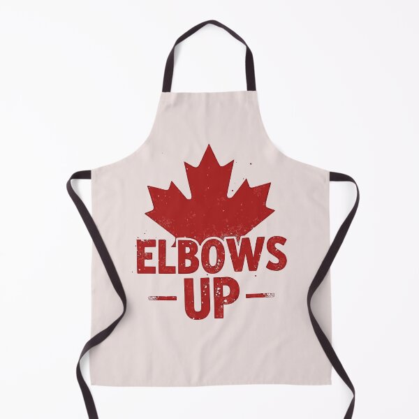 Item preview, Elbows Up Canada – Bold Canadian Pride Design with Classic Maple Leaf for True North Strong & Free designed and sold by BMLprint ⭐⭐⭐⭐⭐.