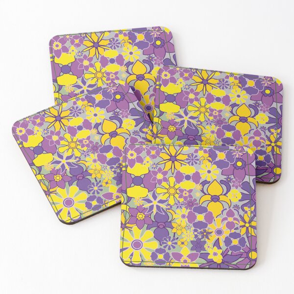 Item preview, Flower potpourri, nature inspired design, violet palette designed and sold by JoseYeste.