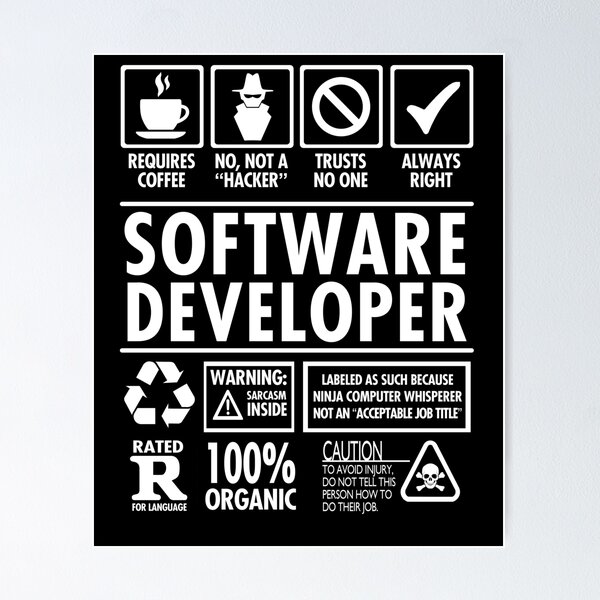 Artikel-Vorschau von Softwareentwickler Programmierer Lustige Coder, designt und verkauft von Nerd Shizzle.