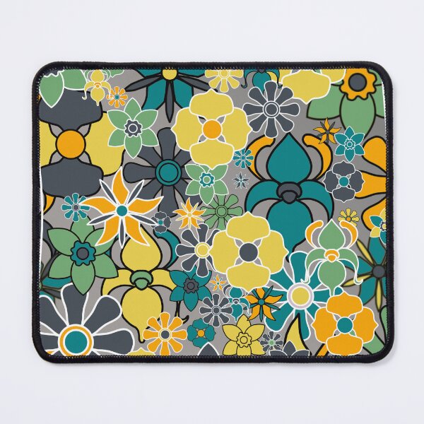 Item preview, Patchwork of Flower, nature-inspired design, green palette designed and sold by JoseYeste.