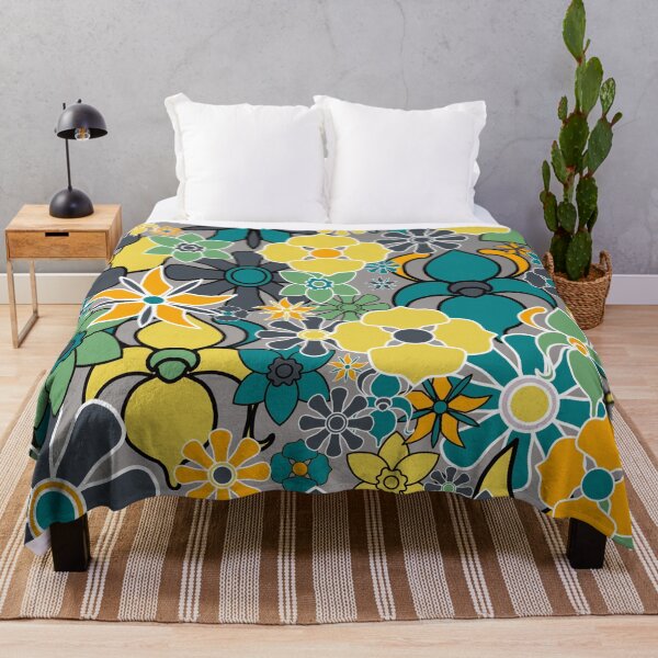 Item preview, Patchwork of Flower, nature-inspired design, green palette designed and sold by JoseYeste.