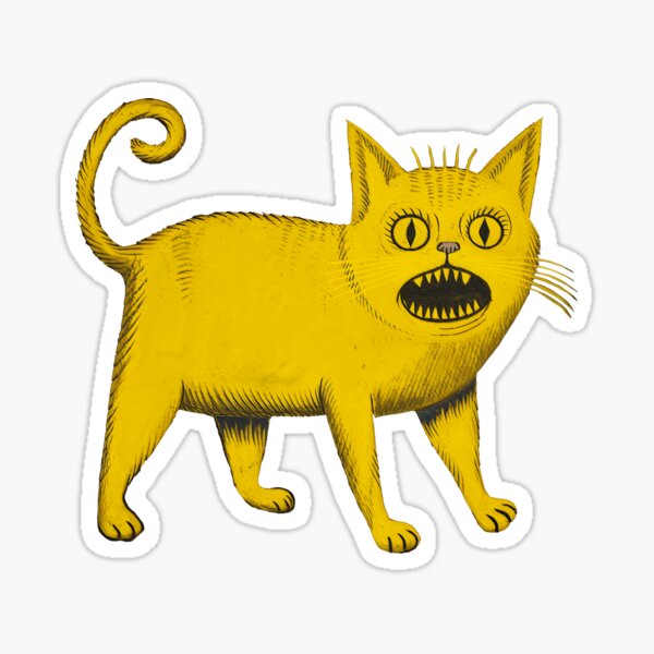 Artikel-Vorschau von Schreiende Katze, designt und verkauft von Angry Swan Designs.