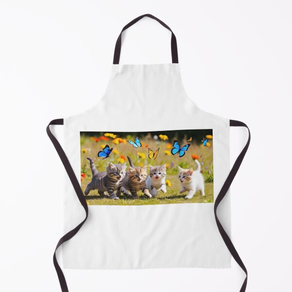 Item preview, Kittens playing with butterflies designed and sold by I Dress In Digital (I DID).