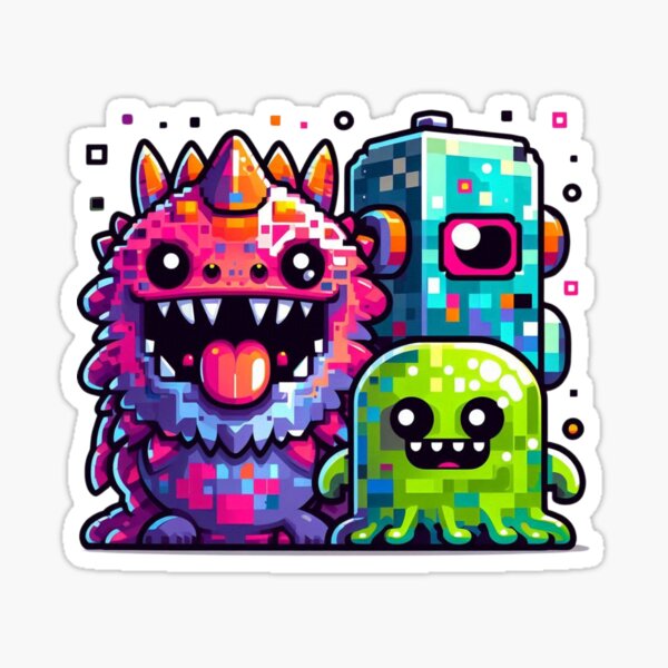 Item preview, Pixel Monster Pal designed and sold by MD Sweet GAMe.