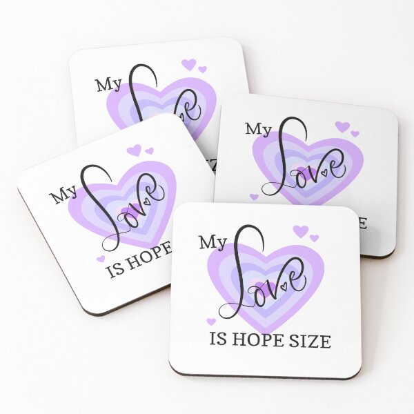 Item preview, My Love is HOPE SIZE designed and sold by BorahaeBayArea.