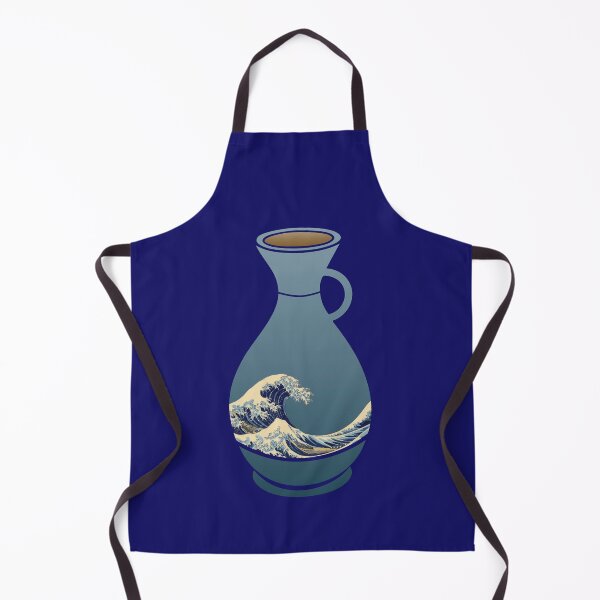 Item preview, Great Wave of Kanagawa Sake Bottle designed and sold by eldram.