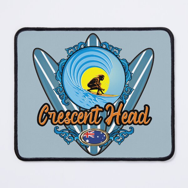 Item preview, Crescent Head Australia surfer vintage surfboard designed and sold by studioss76.