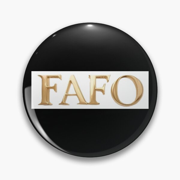 Item preview, FAFO in gold designed and sold by DesignsMjB.