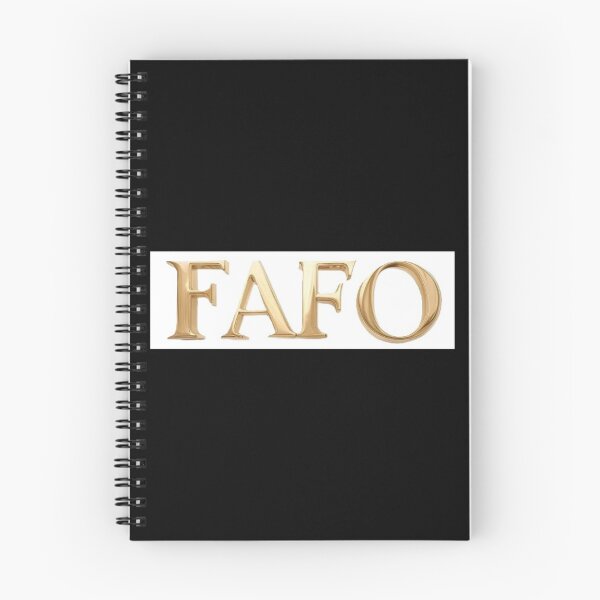 Item preview, FAFO in gold designed and sold by DesignsMjB.
