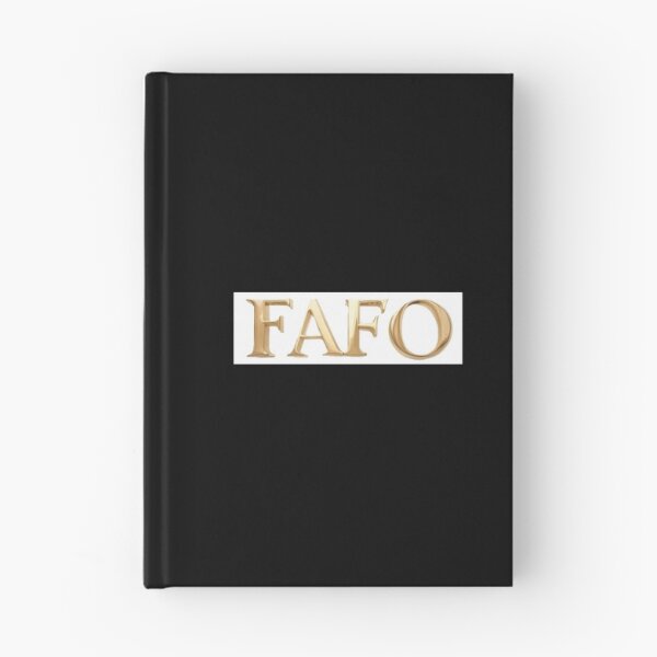 Item preview, FAFO in gold designed and sold by DesignsMjB.