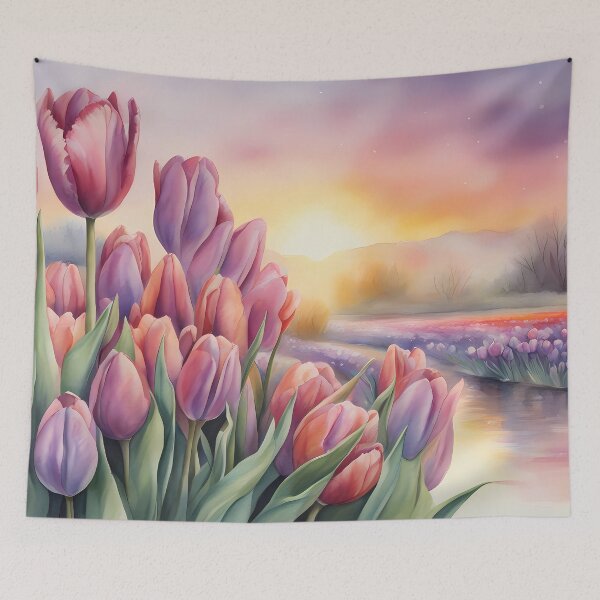Item preview, Large Fields of Tulips designed and sold by CalmnessbyChoice.
