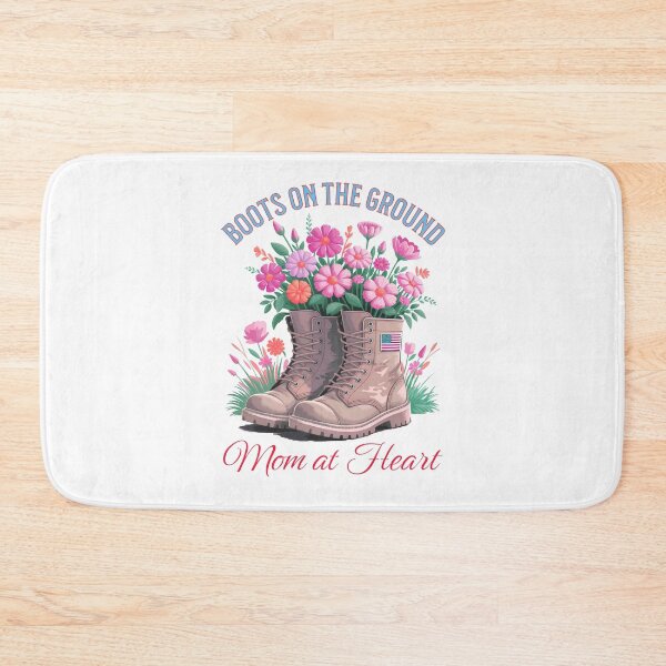 Item preview, Boots On The Ground, Mom At Heart: Military Mom, Veteran Family Pride designed and sold by elynne9.