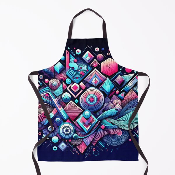 Item preview, Neon colors with geometric decorative shapes designed and sold by Dogandesighn.