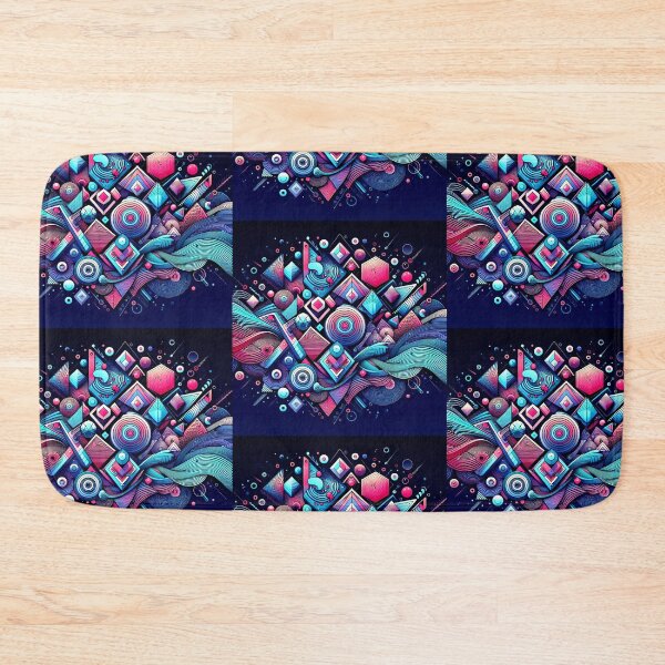 Item preview, Neon colors with geometric decorative shapes  designed and sold by Dogandesighn.
