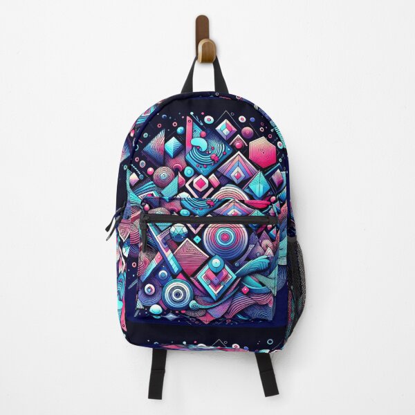 Item preview, Neon colors with geometric decorative shapes designed and sold by Dogandesighn.