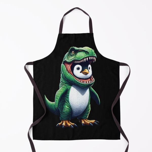 Item preview, Funny Penguin Wearing Dinosaur Outfit Penguin Lover designed and sold by Kimberley King Art  King Art.