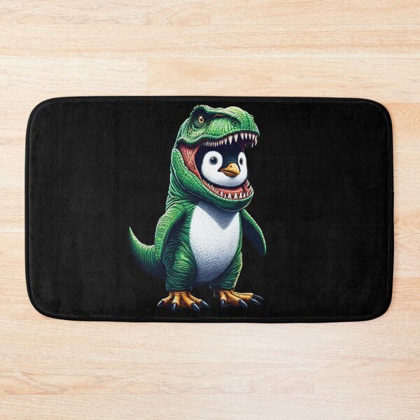 Item preview, Funny Penguin Wearing Dinosaur Outfit Penguin Lover designed and sold by Kimberley King Art  King Art.