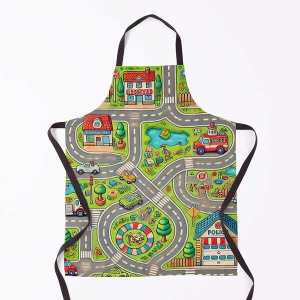 Item preview, Nostalgic City Carpet Roads With Cars designed and sold by MonkiFlipp.