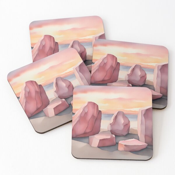 Item preview, Pink Odd Beach Rocks designed and sold by CalmnessbyChoice.