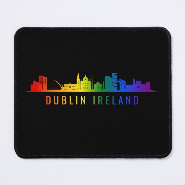Item preview, Dublin Ireland Skyline Graphic, Classic pride flag graphic, City Skyline Graphic, Cityscape, Rainbow Silhouette, City art, Landmarks, Architecture, city, cities, designed and sold by PrideBeProud.