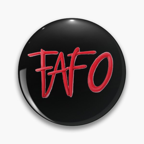 Item preview, FAFO in 3D red designed and sold by DesignsMjB.