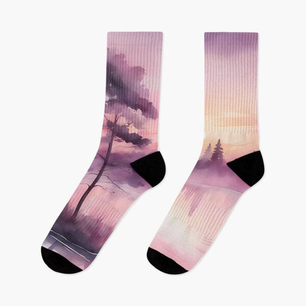 Item preview, Soft Pink Lake Morning designed and sold by CalmnessbyChoice.