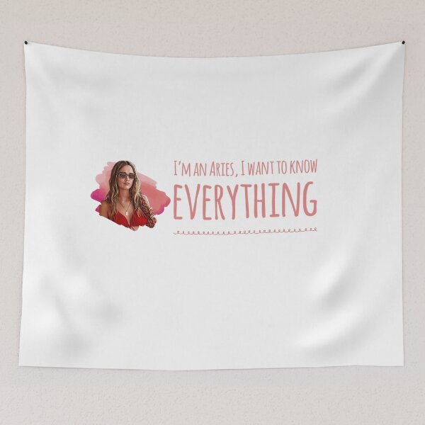 Item preview, I'm an Aries, I want to know everything - Chelsea White Lotus designed and sold by livetogether.
