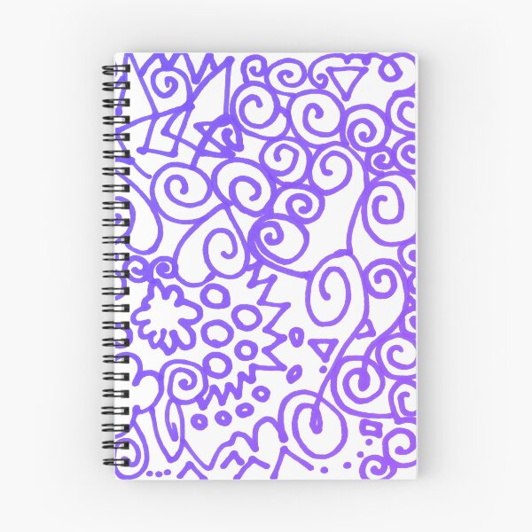 Item preview, Abstract marker drawing | blue creative artsy hand drawing line composition designed and sold by lausn.