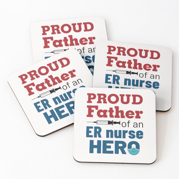 Item preview, Proud Father of an ER Nurse Hero  designed and sold by jaygo.