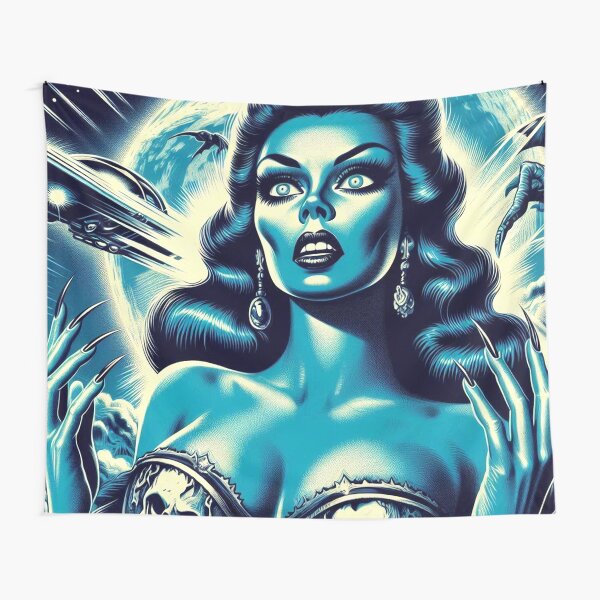 Item preview, Sci-fi Girl designed and sold by PulpVintage.
