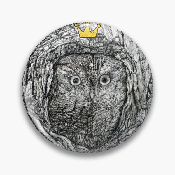 Item preview, Be Owlsome - Motivational Owl Art | Hand-drawn Owl Illustration Art Print designed and sold by binnakimart.