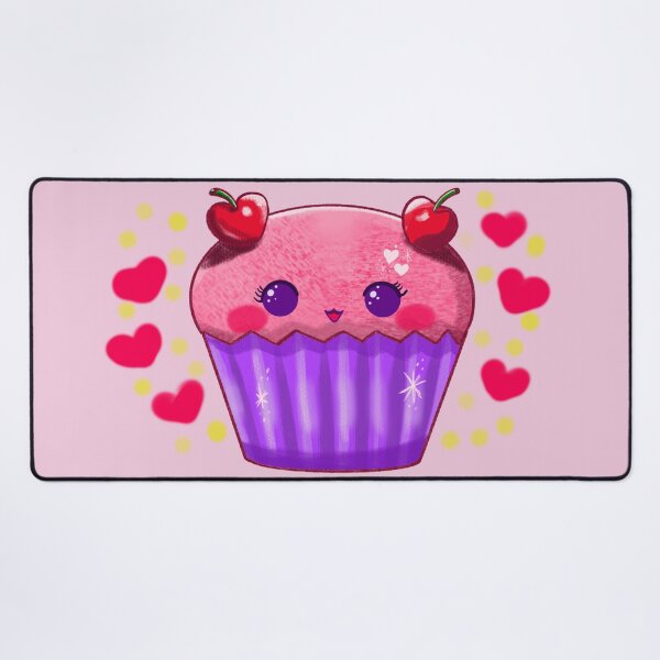 Item preview, Kawaii cupcake with cherries designed and sold by altairaleon.