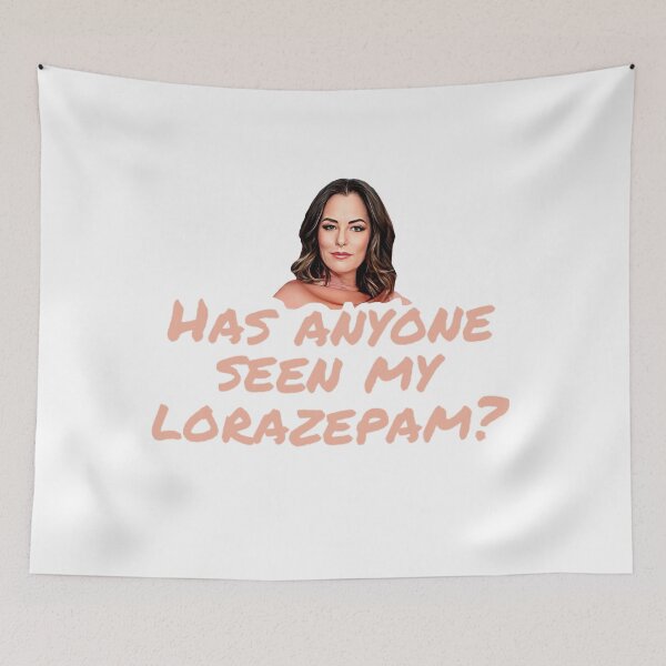 Item preview, Has anyone seen my lorazepam? - Victoria White Lotus designed and sold by livetogether.