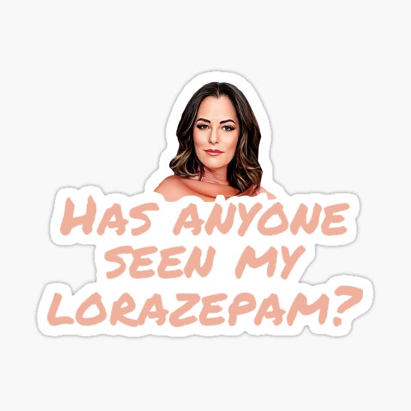 "Has anyone seen my lorazepam? - Victoria White Lotus" Sticker for Sale