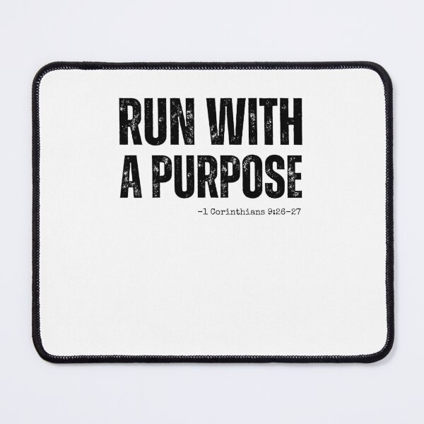 Item preview, Run with a Purpose Christian running 1 Corinthians 9:26-27 designed and sold by snowry.